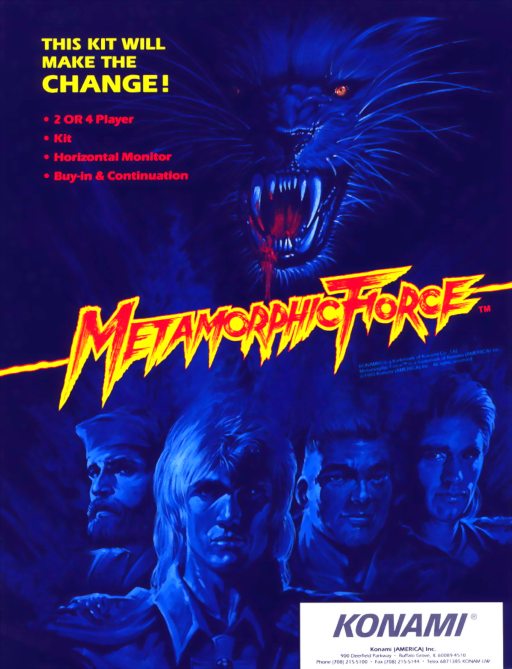 Metamorphic Force (US ver UAA) MAME2003Plus Game Cover